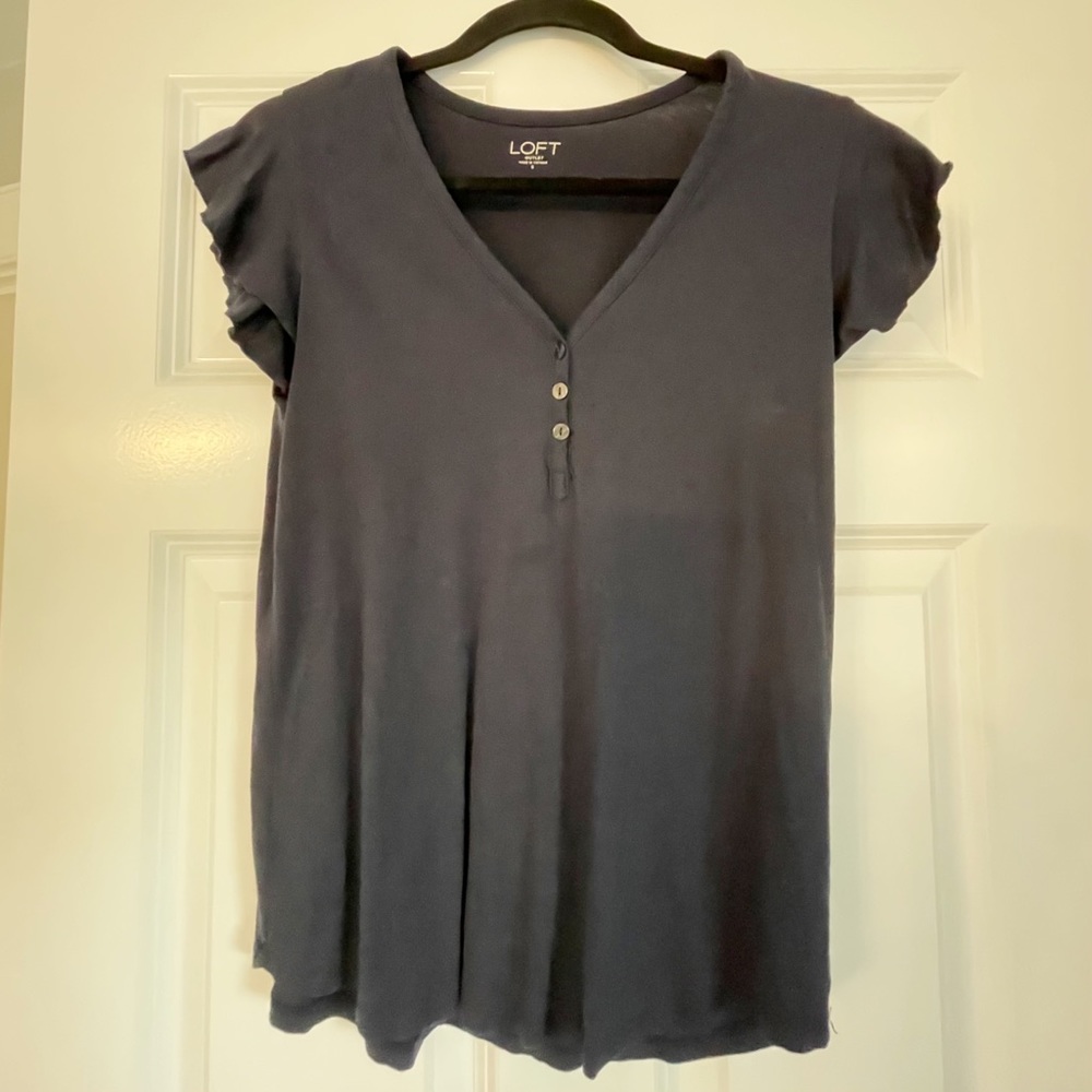 Loft short sleeved summer shirt.